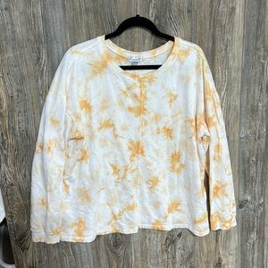 Tye Dye Crew Neck Lightweight Sweatshirt